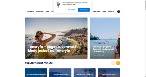 Przetestuj działanie portalu internetowego www.Turystycznyninja.pl i planuj idealny urlop. 2022