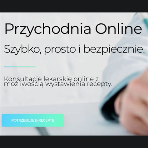 Udaj się na internetowy portal www.e-przychodnie.pl i zadbaj o własny stan zdrowotny przez Internet! październik 2021