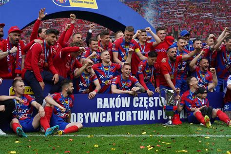 Raków Częstochowa wygrał Puchar Polski po wygranej nad Lechem Poznań wynikiem 3 do 1!